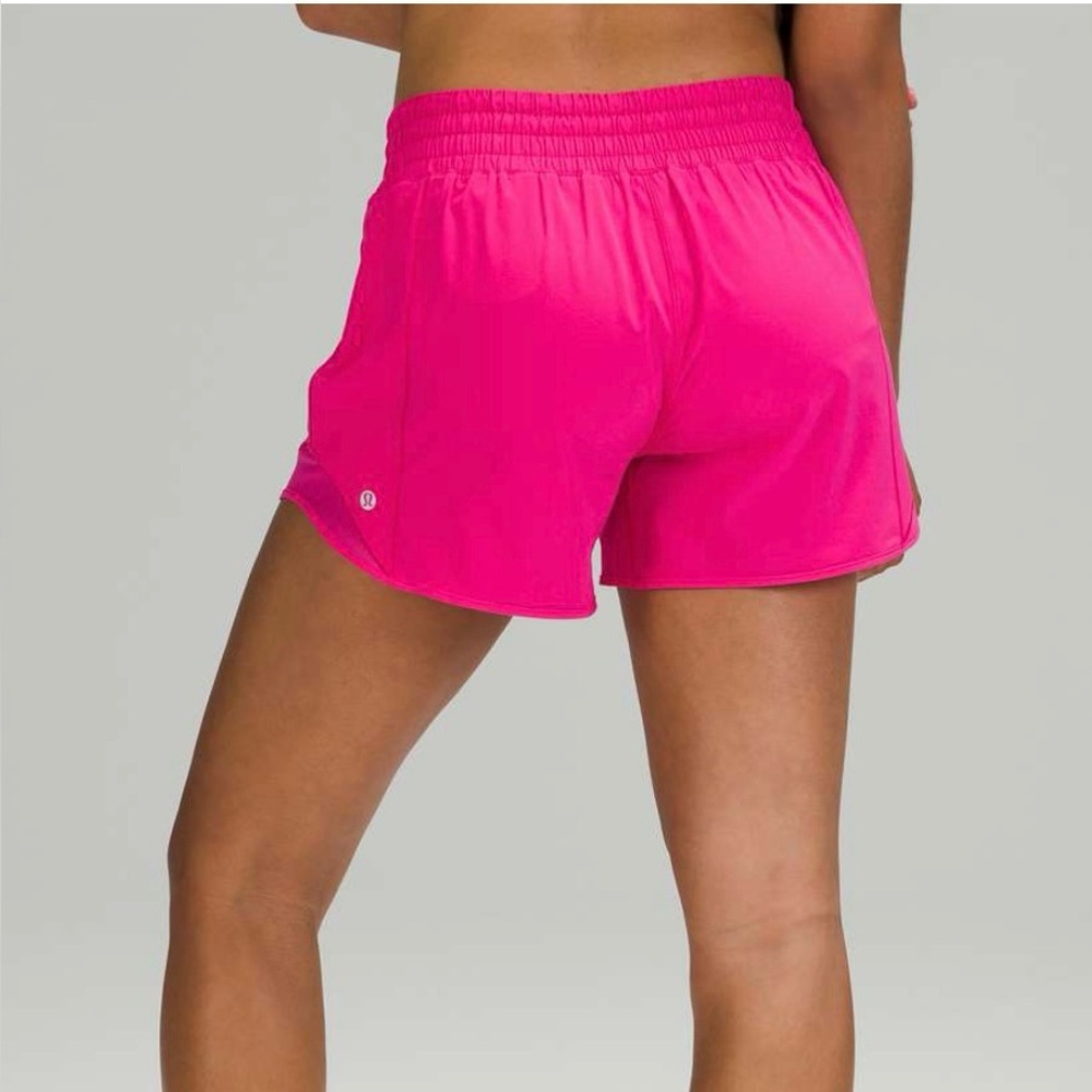 Lululemon Hotty Hot Low Rise Short 4" Sonic Pink- Size 2 - Picture 2 of 5